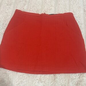 GAP Vibrant Red Mini Skirt
